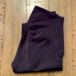 Lululemon Instill leggings 25" dark grey (like new, worn once)